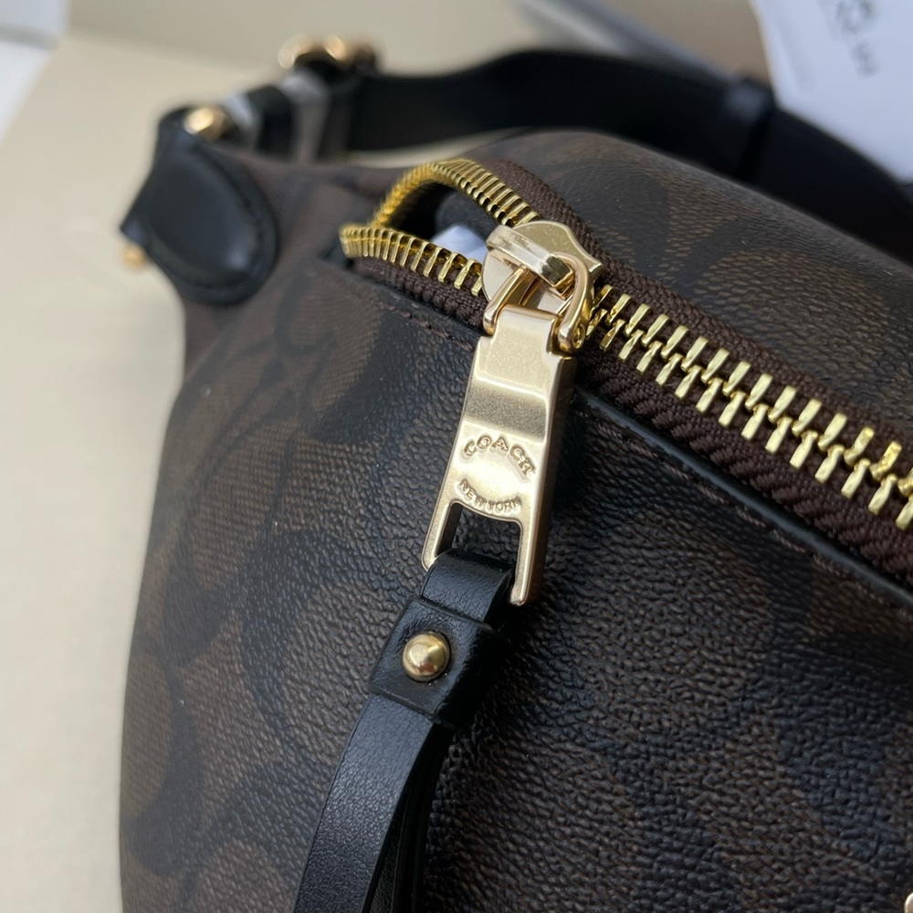 (new+tag) Coach belt bag women monogram signature leather - Picture 3 of 11